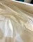 Champagne Crystal Organza Fabric by the Yard, 60" Wide Sheer Lightweight Organza for Wedding Dresses, Event Decor, Curtains & Sewing